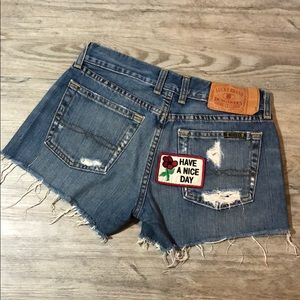 Lucky Brand Jean Shorts Size 0/25 Cutoffs Perfect